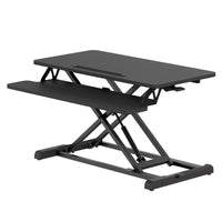 Altiva - Rehausseur de bureau réglable en hauteur 32 po (81 cm) pour passer de la position assise à la position debout - Noir-Assemblage facile