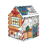 Bankers Box Gingerbread Playhouse-Colour Your House: Use markers, crayons, or paint to decorate your Gingerbread playhouse