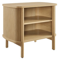 Modway Cadence Open Nightstand - Oak-Versatile Nightstand