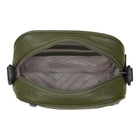 Champs - Onyx Sac Bandoulière Vertical en Cuir - Kaki-Poche intérieure à fermeture éclair RFID