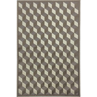 Avocado Decor Valentine Piazza Rectangular Area Rug - 2.2' x 6.10' - Tan/Taupe-Tan/Taupe, Viscose