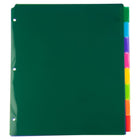 JAM Paper Index Tab Dividers - 8 Tabs-Measures: 9-3/4" x 11-1/2"