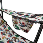 Danawares Adult Camp Chair with Cooler - Avengers-Portability and Easy Setup: This camp chair easily folds up into a compact size for convenient storage and transportation. It typically includes a carrying bag with shoulder straps, making it ideal for outdoor adventures where portability is key