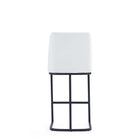Manhattan Comfort Serena 17.71" Modern Leatherette Upholstered Counter Stool - White-22.04" L x 23" W x 37.79" H