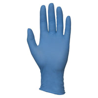 PRIMED PrimaTouch Extra Strong Nitrile Powder-Free Examination Gloves - Blue - Medium - 100 Pack-9" length, fully textured glove