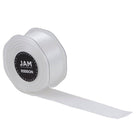 JAM Paper Double Faced Satin Ribbon - 1 1/2" W x 25 yd. - White Sold Individually-Size: 1.5" x 25 yards