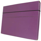 JAM Paper - Étui de transport pour dossiers minces avec bande élastique - 9 1/4 x 1/2 x 12 1/2 - Violet-Taille: 9,25 po x 0,5 po x 12,5 po