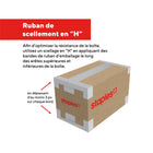 Staples - Boîte De Déménagement - moyenne - 23 po L x 15 po l x 15 po H-Les dimensions de 23 po L x 15 po l x 15 po H offrent suffisamment d'espace pour l'emballage de divers articles