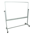 Luxor 60" x 40" Mobile Whiteboard, (MB6040WW)-Designed for use in classrooms, boardrooms, and more, the Luxor MB6040WW Mobile Magnetic Reversible Whiteboard is a dual-sided magnetic whiteboard with four casters for enhanced mobility.