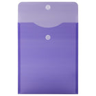 JAM Paper - Enveloppes en plastique, fermeture VELCRO, 1 expansion, 9,75 x 11,5, violet, paq./24, (235827602g)-Mauve