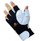 Impacto BG475 Half Finger Anti-vibration Glove, Large-Anti-impact and anti-vibration glove with air padding