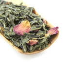 Tao Tea Leaf - Thé vert cerise et rose, 100g de thé en vrac-Ce thé a l’odeur d’un marché de fruit d’été et a un superbe goût riche, au mélange parfait de cerise et de thé vert avec une touche subtile de rose