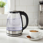 JS Gourmet - Bouilloire électrique en verre de 1,8 L-Ébullition rapide