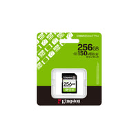Kingston Carte SD  256 Go Canvas Select Plus G3-Capturez des images et des vidéos en Full HD (1080p) et 4K UHD