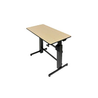 Ergotron 24-271-928 Workfit-D Surface Sit-Stand Desk, Birch-Size: Surface size: 47-3/5" x 23-1/2"