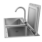 Fotile Built-in 2-In-1 In-Sink Stainless Steel Dishwasher - 35"-Uses less water per wash cycle than a traditional dishwasher, 3.17 gallons vs. 6 gallons