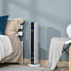 HOMCOM 750 W/1500 W Ceramic Tower Heater with 65 Degree Oscillation-Adjustable heating mode (Fan/Low/High) and temperature (10-49°C) to maintain a pleasant warmth in your room 