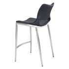 Zuo Ace Counter Stool - Black/Silver - Set of 2-6