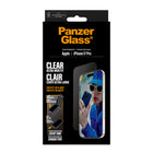 PanzerGlass UWF Screen Protector Fit with Fastfit for iPhone 17 Pro - Clear-Fastfit in-a-box: place your phone face-up and pull the tab for a flawless installation