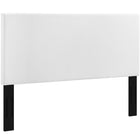 Modway Taylor Upholstered Linen Fabric King and California King Headboard - White-Elegant Upholstered Headboard