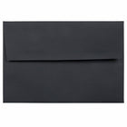 JAM Paper A8 Foil Lined Invitation Envelopes - 5.5 x 8.125 - Black Linen with Silver Foil - 25 Pack-Perfect for personal mail, business mailings, greeting cards, announcements, and so much more!