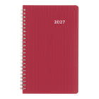 Blueline - 2027 Agenda hebdomadaire DuraFlex avec reliure à double spirale et couverture en poly en deux pièces – 8 po x 5 po – couleurs assorties – bilingue-Reliure spirale double avec couverture rigide Duraflex extra robuste