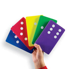 Learning ResourcesMD – Jeu d’apprentissage des mathématiques, dominos jumbos en mousse-La mousse souple et légère est idéale pour les activités et les jeux tranquilles en groupe ou en solo, elle peut être utilisée pour le triage, la modélisation, l’arithmétique, les fractions et les exercices de logique
