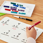 Expo Low Odour Dry Erase Markers - Fine Tip - Assorted Colours - 16 Pack-16 Pack - Red, Blue, Green, Orange, Purple, Black, Lime, Pick, Plum, Acua, Brown, Emerald, Sapphire, Aquamarine, Garnet, Amethyst
