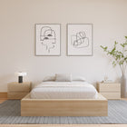 Nexera James Platform Bed - Full Size - Natural Blonde Oak-6