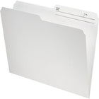 Staples Ivory 1/2 Cut File Folders - Letter Size - 100 Pack-Letter size