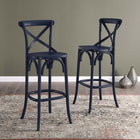 Modway Gear Bar Stool - Midnight Blue-7