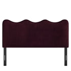 Modway Athena Stain-Resistant Performance Velvet Full Size Headboard - Mulberry-Assembly Required