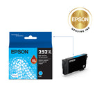 Epson T252 Ink Cartridge - High Capacity - Cyan-Worry-free handling - smudge, fade and water resistant prints 