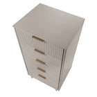 Manhattan Comfort Granville 23.62" Modern Tall Narrow Dresser - Light Grey-10