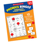 Scholastic Teaching Solutions Phonics Bingo: Consonants & Short Vowels Activity Book-Builds key short-vowel and consonant phonics and phonemic awareness skills