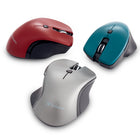 Verbatim USB-C Wireless Mouse - Blue LED - Graphite-Blue LED technology allows for use on virtually any surface with precision and control