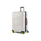 Reebok GO Collection Large Hardside Luggage - White-Reinforced top and side handles to easily remove the suitcases from baggage carousels or cars