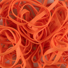 JAM Paper Durable Rubber Bands - Size 64 - Orange - 100 Pack-Size: 64 (3 1/2 x 1/4 inches) | Made from a combination of high quality natural rubber and elastic