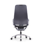 DecentLiving Full Height-Back Office Chair - Grey-Adjustable seat depth, height and tilt tension
