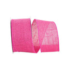 JAM Paper - Ruban en toile de jute à bords filaires - 2 1/2" de large x 10 m - Rose fuchsia-Taille : 2-1/2 po x 10 verges