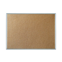Staples Economy Cork Bulletin Board with Aluminum Frame - 24" x 36"-Durable construction