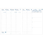 Quo Vadis President Weekly Planner - 21 cm W x 27 cm H - Assorted Colours - English-2 colour grid on white paper