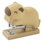 Merangue Capybara Stapler with Refills-Stapler with soft silicone body in a Capybara shape