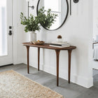 Zuo Spiker Console Table - Walnut-Table Top Material: Wood