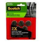 Scotch 1" Heavy Duty Felt Pads-LONG-LASTING: Lasts 2 times longer than standard Scotch Felt Pads on tile with grout lines