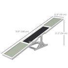 PawHut Wooden Dog Seesaw Pet Agility Equipment - White-Mentally and physically challenging and entertaining your pets 