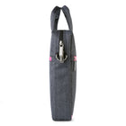 Vangoddy Wave 13" Laptop 2-in-1 Messenger Bag - Grey/Pink-9