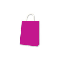 Millbrook Studios Kraft Bags - Medium - Magenta - 12 Pack (00579)-10.13" x 4.75" x 7.88"