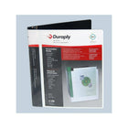 Duraply Poly Presentation Binder, White, 3"D Ring, 2 Pack-Colour: White