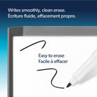 Quartet - Marqueurs effaçables à sec DryGuard, pointe fine, noir, Paquet de 36-écriture vive et fluide :Fait ressortir votre écriture sur votre tableau blanc. Profitez d'une écriture uniforme et nette grâce aux couleurs vives